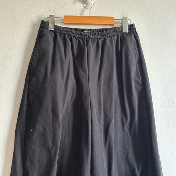 COS Sz 4 Black Barrel Relaxed Trendy Cotton Pants - Picture 3 of 13